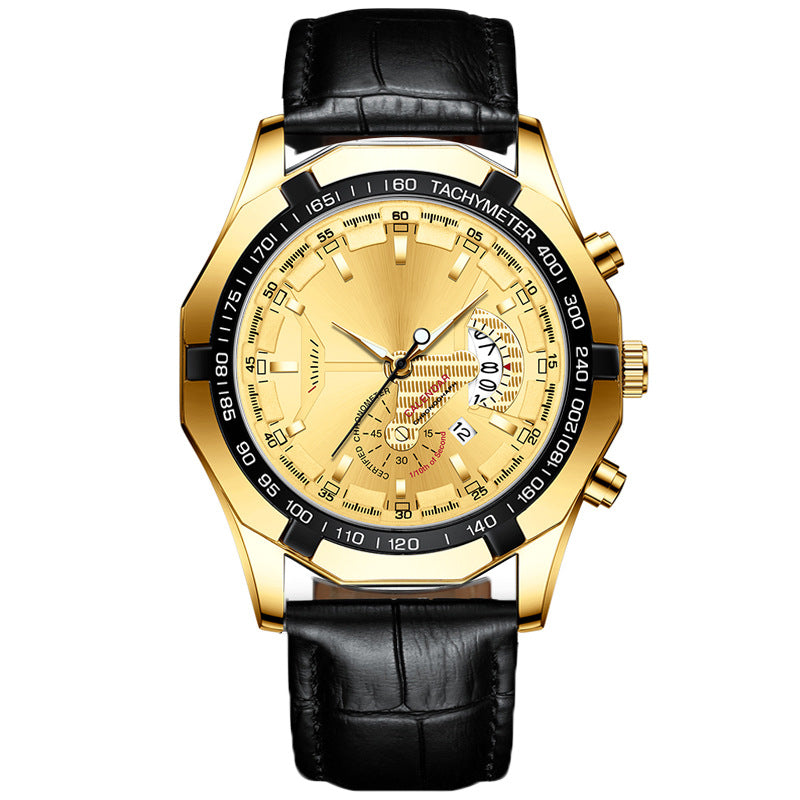 Golden-Leather Strap