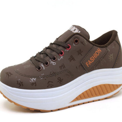 Women's Casual Fashion Breathable Thick Sole Sneakers